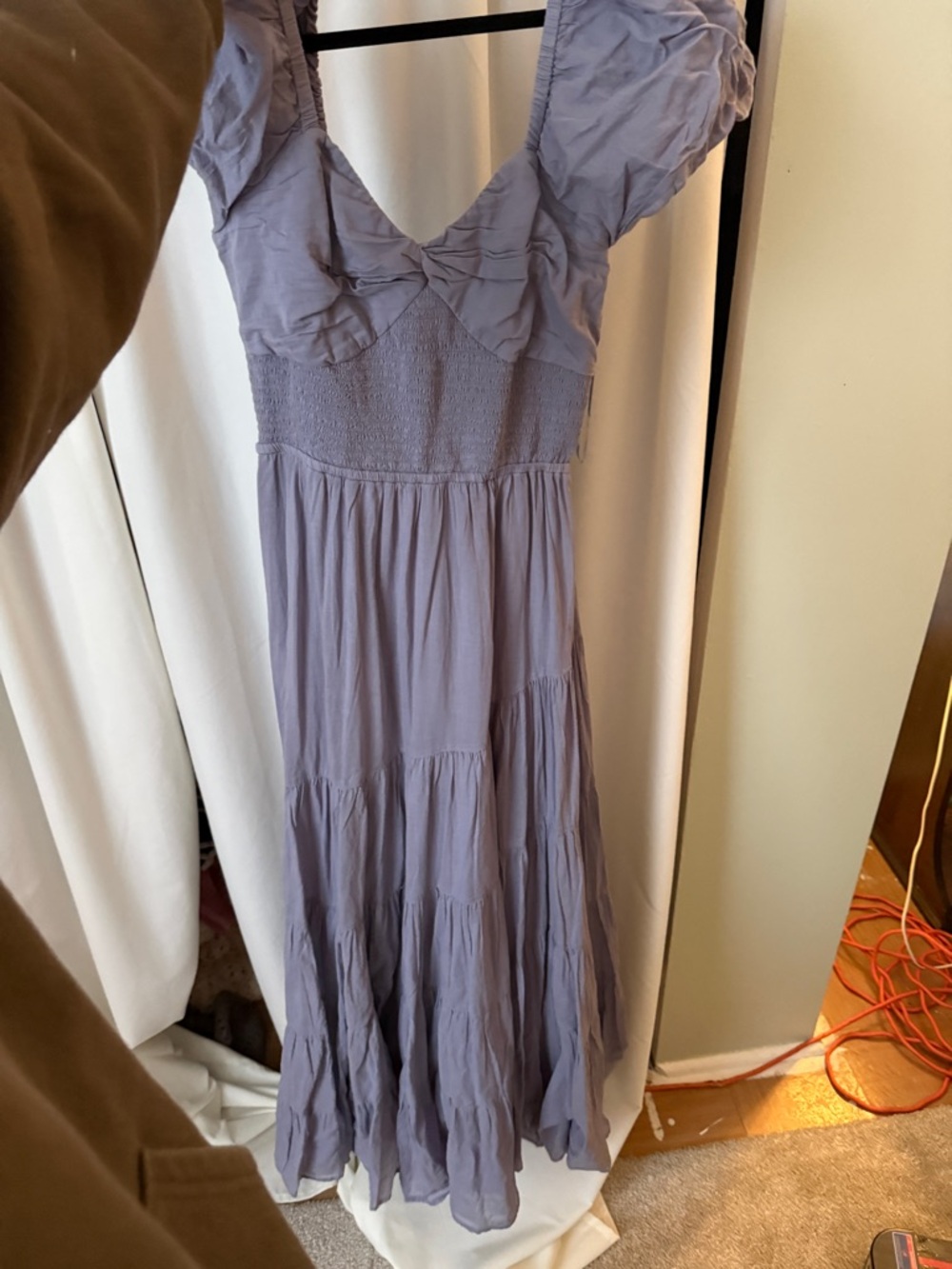 Free People Short Sleeve Sundrenched Maxi Dress